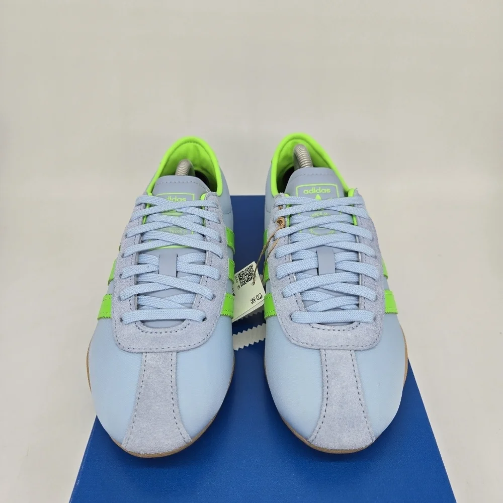 adidas Women's Tokyo JQ0582 Clear Sky Solar Green Gum Shoes Size 6 New